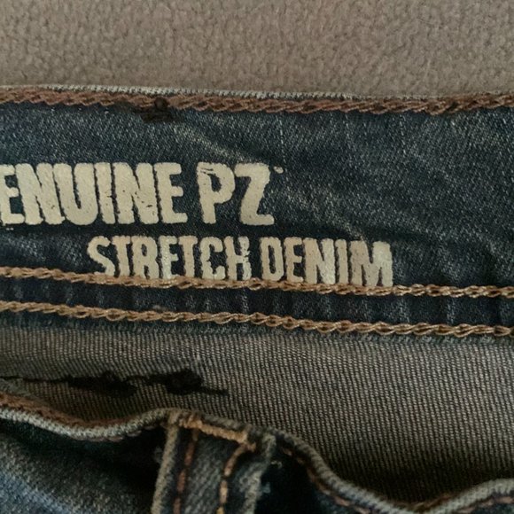 Point Zero Gold Mens Blue Denim Stretch Jeans Size 38x38 - Picture 4 of 6